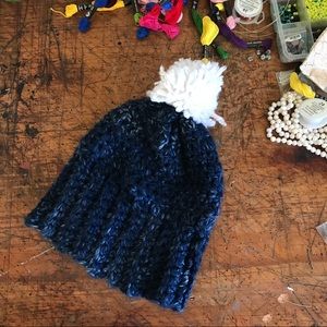 Chunky Knit Pom Pom Beanie